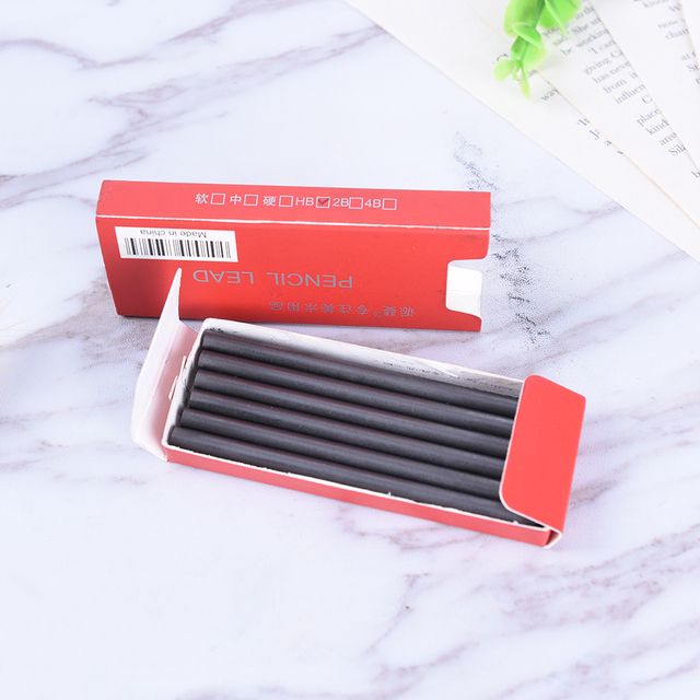 6 Pcs/box 5.6mm Charcoal / Graphite Pencil Lead Sk