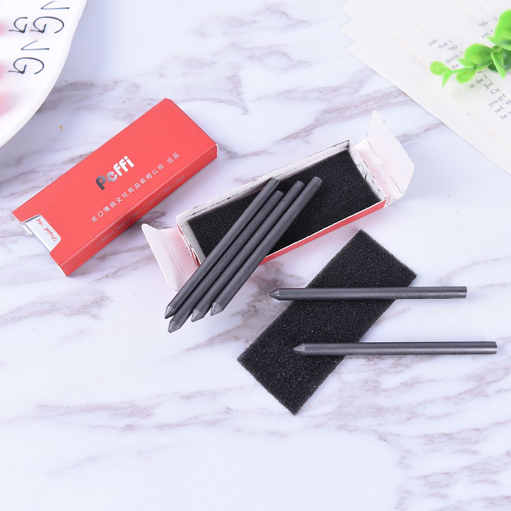 6 Pcs/box 5.6mm Charcoal / Graphite Pencil Lead Sk