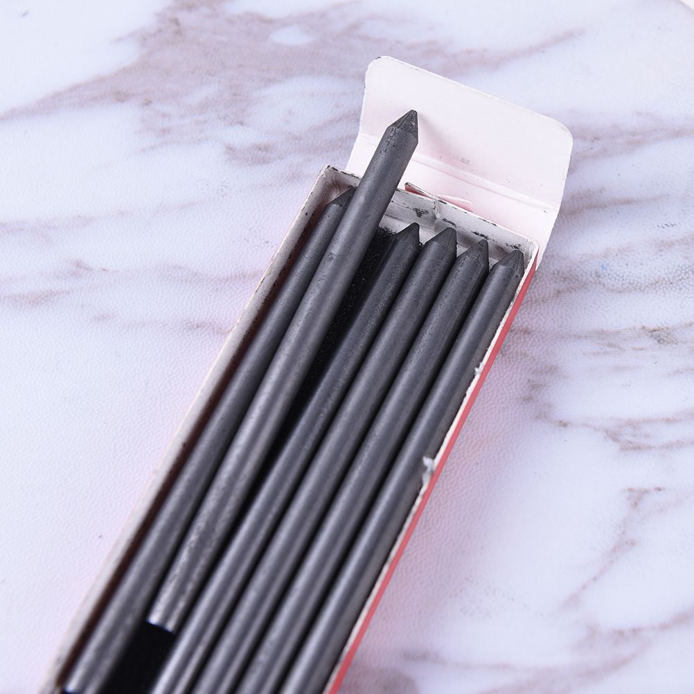6 Pcs/box 5.6mm Charcoal / Graphite Pencil Lead Sk