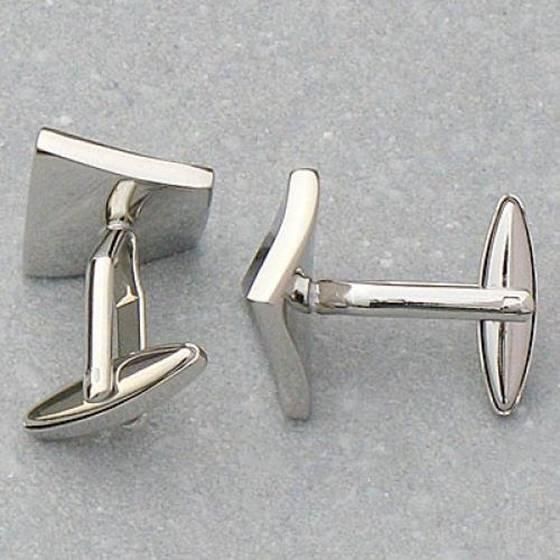 Stainless Steel Men Cuff Link Cufflinks Shirt Set Tile
