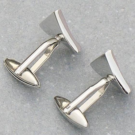 Stainless Steel Men Cuff Link Cufflinks Shirt Set Tile