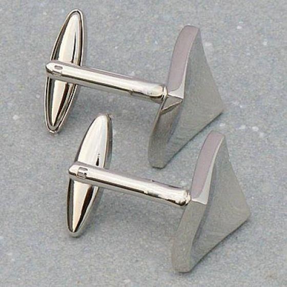 Stainless Steel Men Cuff Link Cufflinks Shirt Set Tile