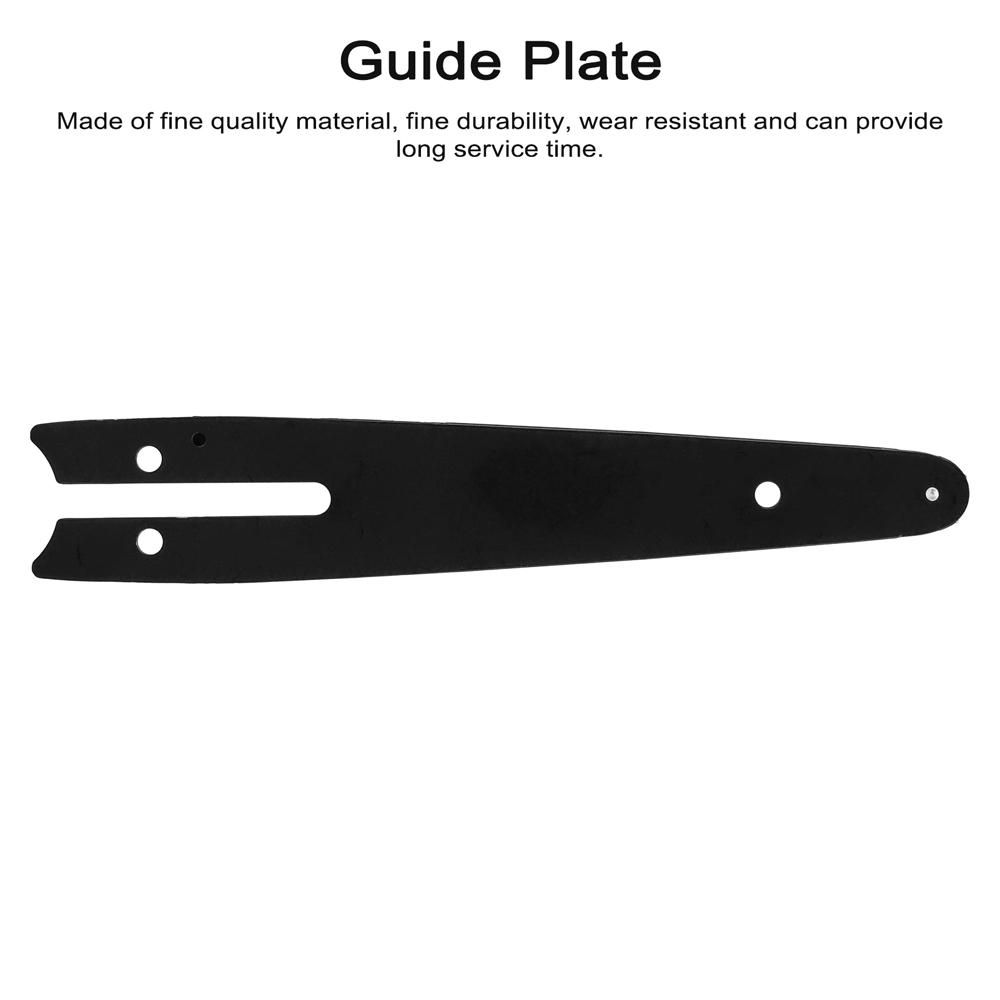6in Electric ChainSaw Guide Plate Wood Cutting ChainSaw Replacement Accessory ChainSaw Replacement Guide Plate