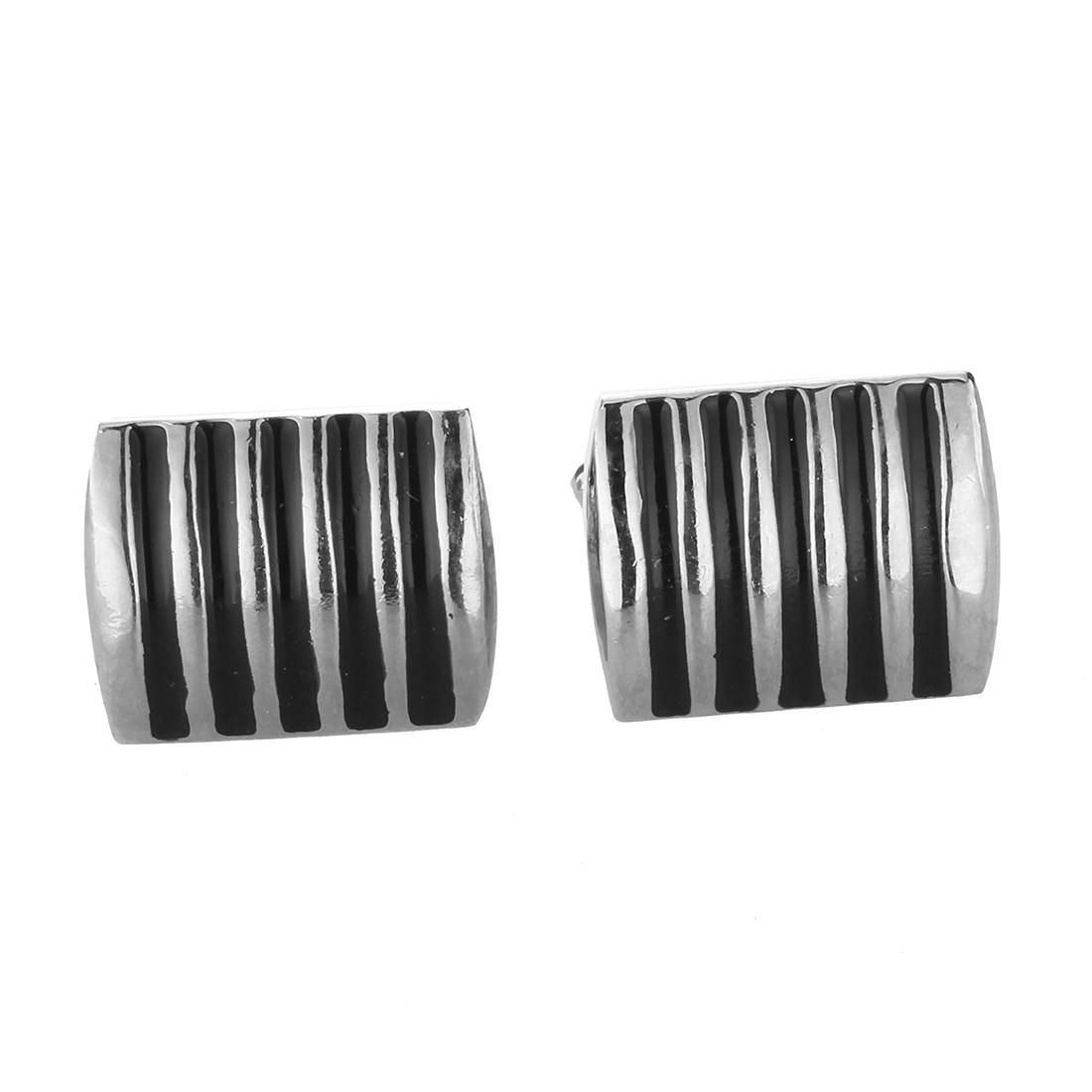 Modern and stylish Silver Sqaure Black Stripe