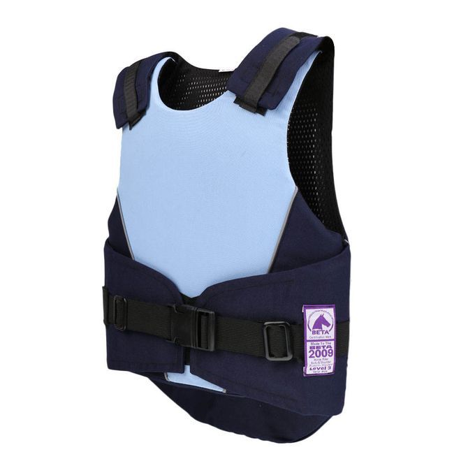 Adjustable Children's Riding Vest Children's Body Protection S Blue