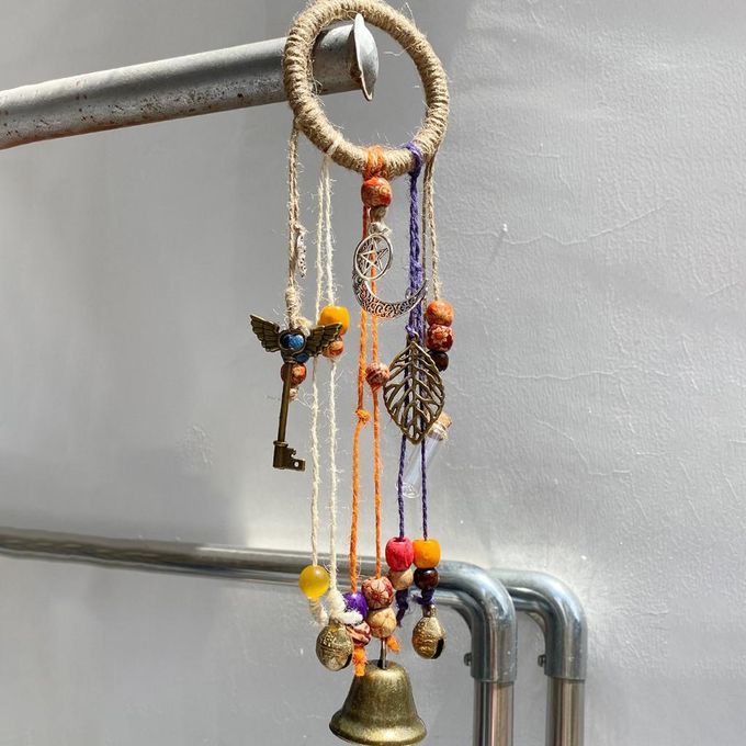Witch Bell Wind Chime Moon Twine Opal Hook Star For Door Knob Garden