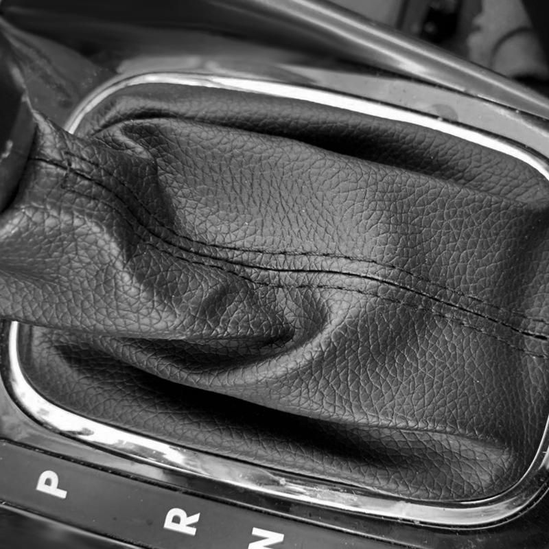 Car Automatic AT Leather Gear Shift Knob Dust-Boot Cover