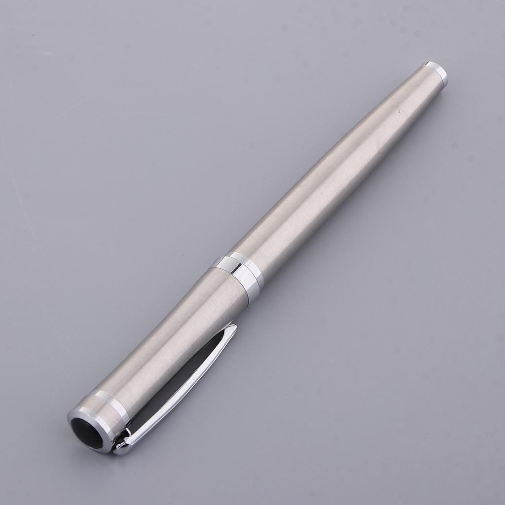 Pen Stainless Steel Fountain Pen Length 14cm, Nibs 0
