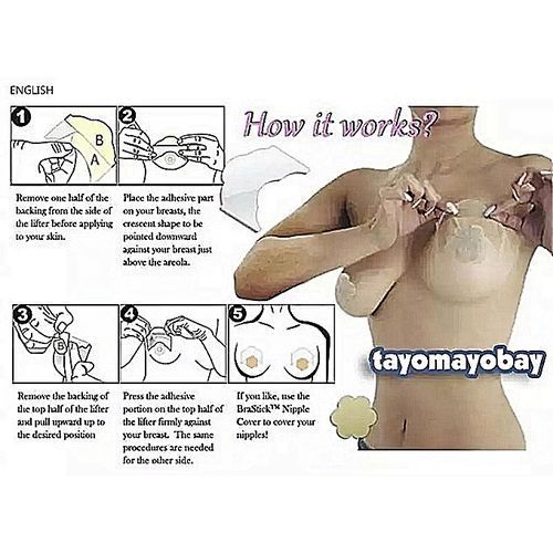 20PCS Bare Lifts Breast Firming And Lifting Invisible Bra