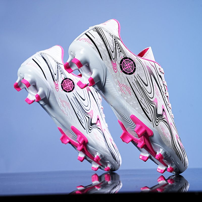 Sports Girls Football Shoes Outdoor Anti Slip Kids Soccer Trainers