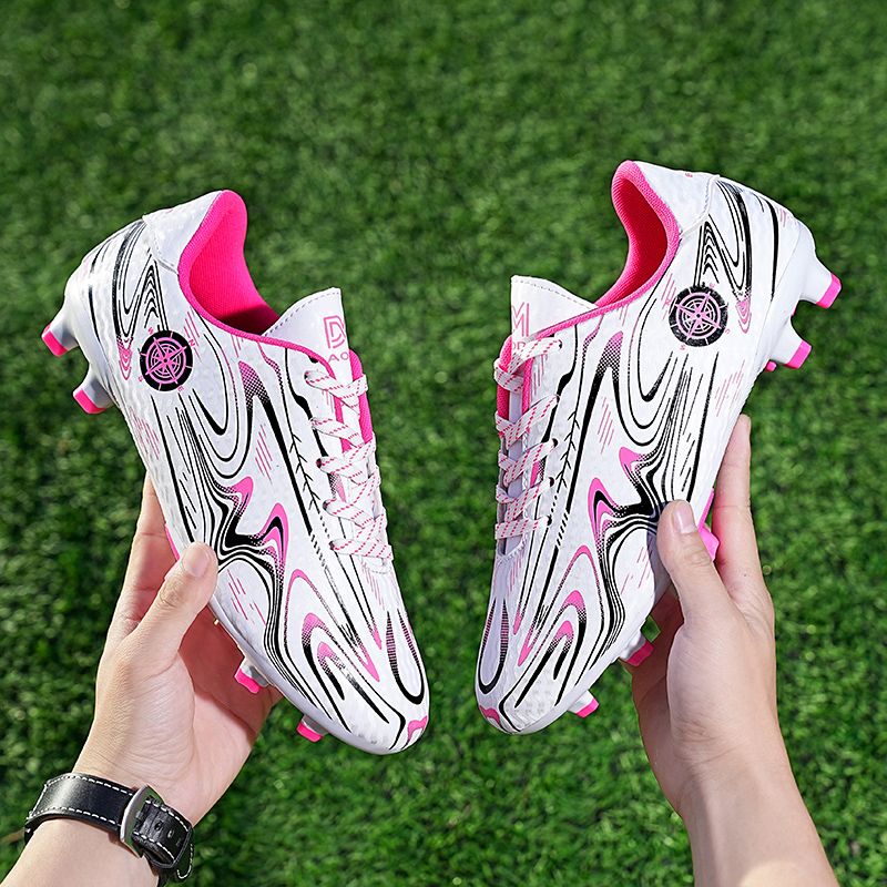 Sports Girls Football Shoes Outdoor Anti Slip Kids Soccer Trainers