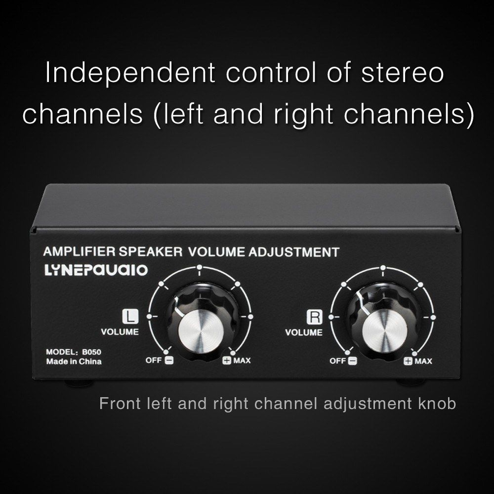 150W 14AWG Desktop Passive Speaker Volume Control Box