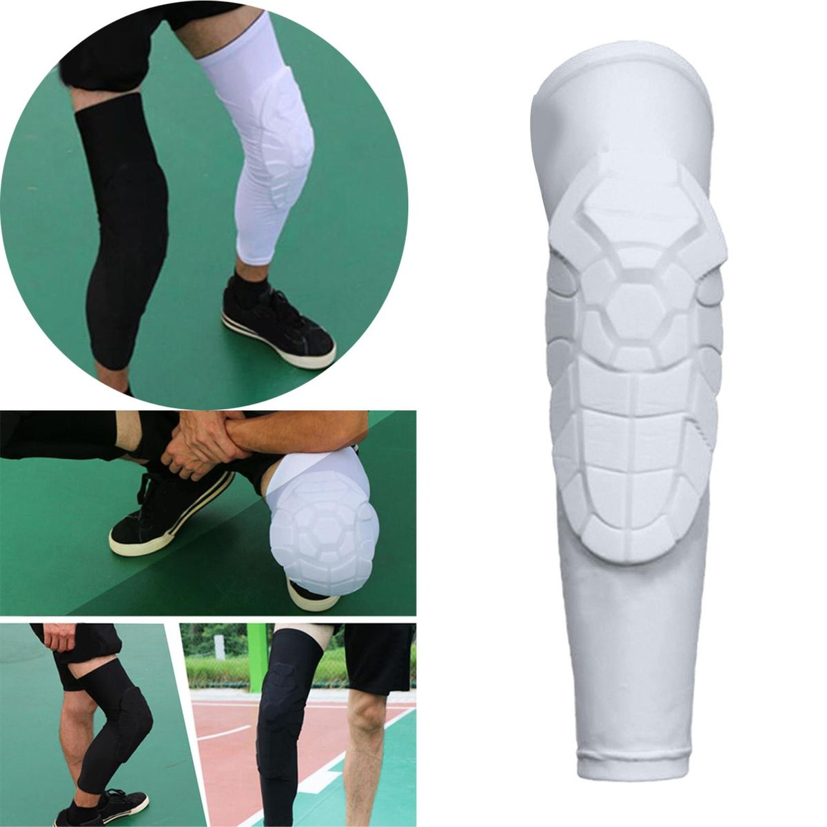 1Pcs Protective Guards For Knee Sports Basketball Running White XL