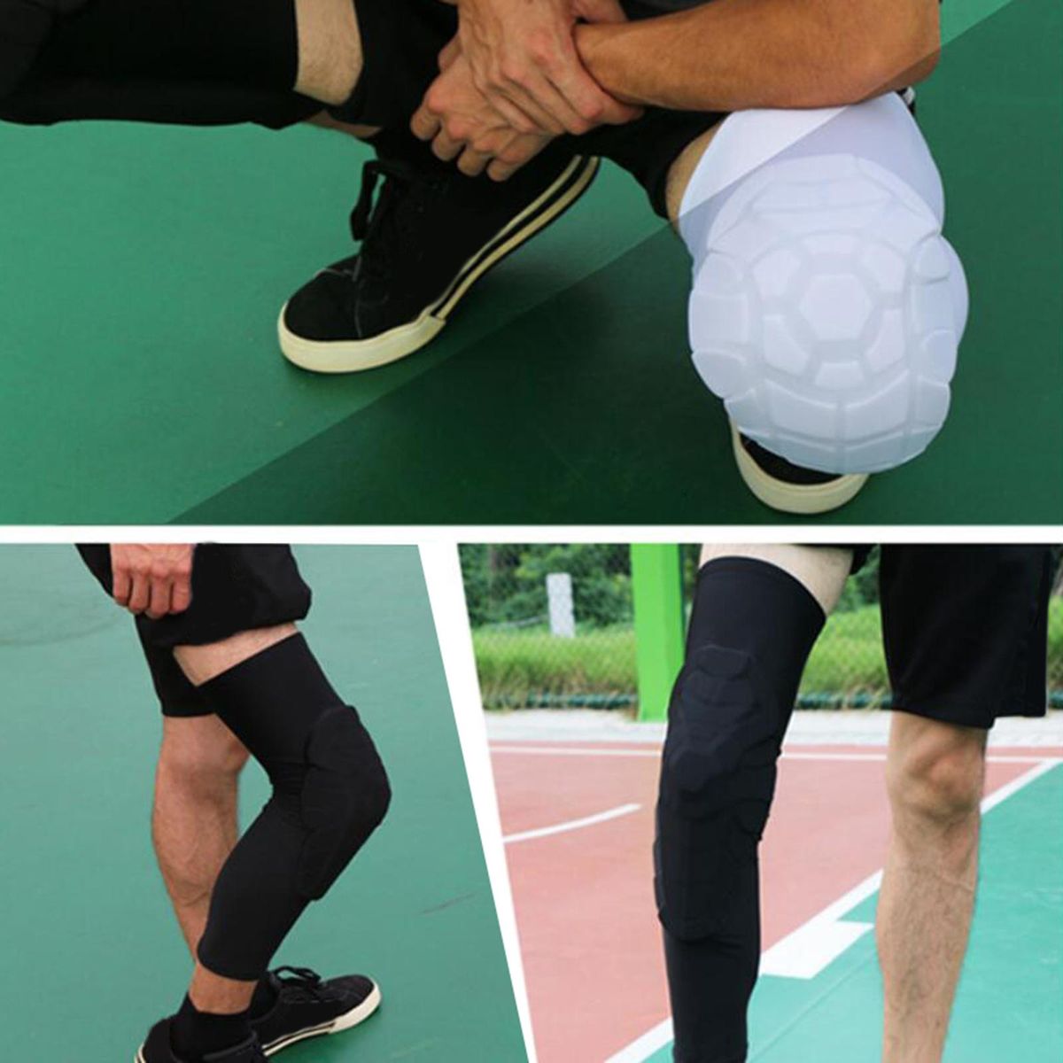 1Pcs Protective Guards For Knee Sports Basketball Running White XL