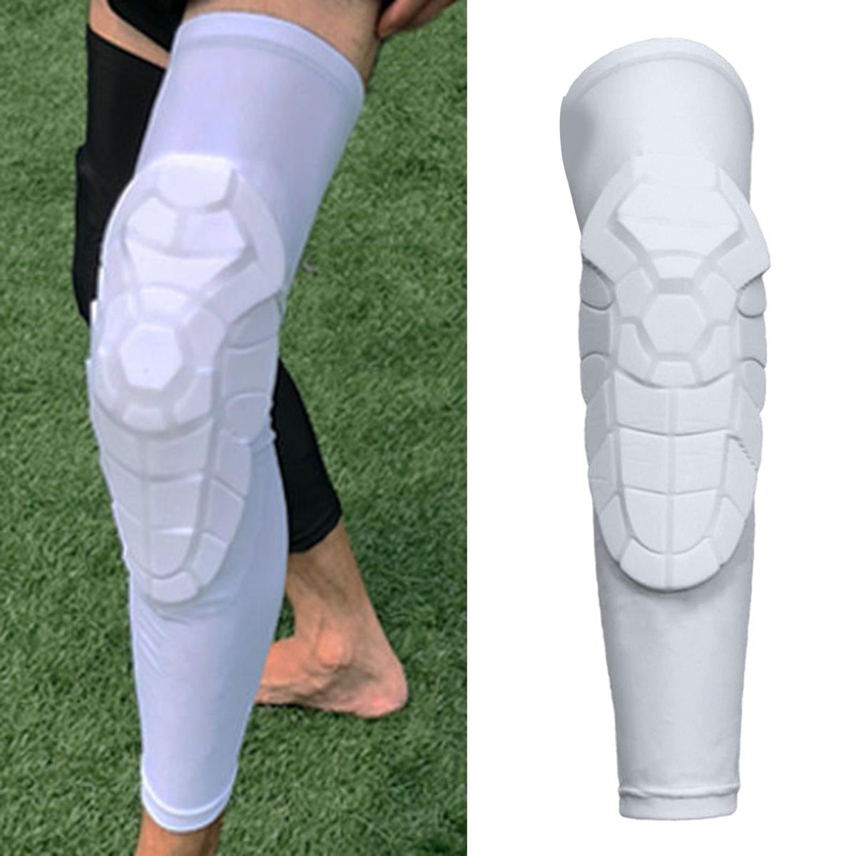 1Pcs Protective Guards For Knee Sports Basketball Running White XL
