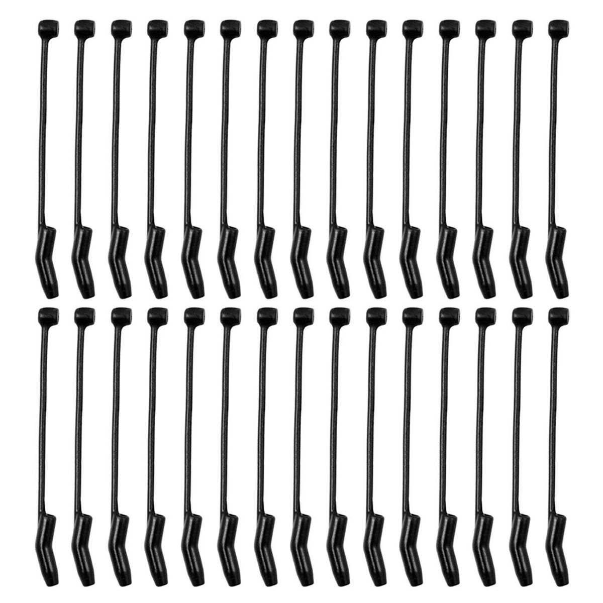 30pcs Fishing Hook Sleeves D Rig Aligner Terminal Tackle Connect Carp Fishing Accessories