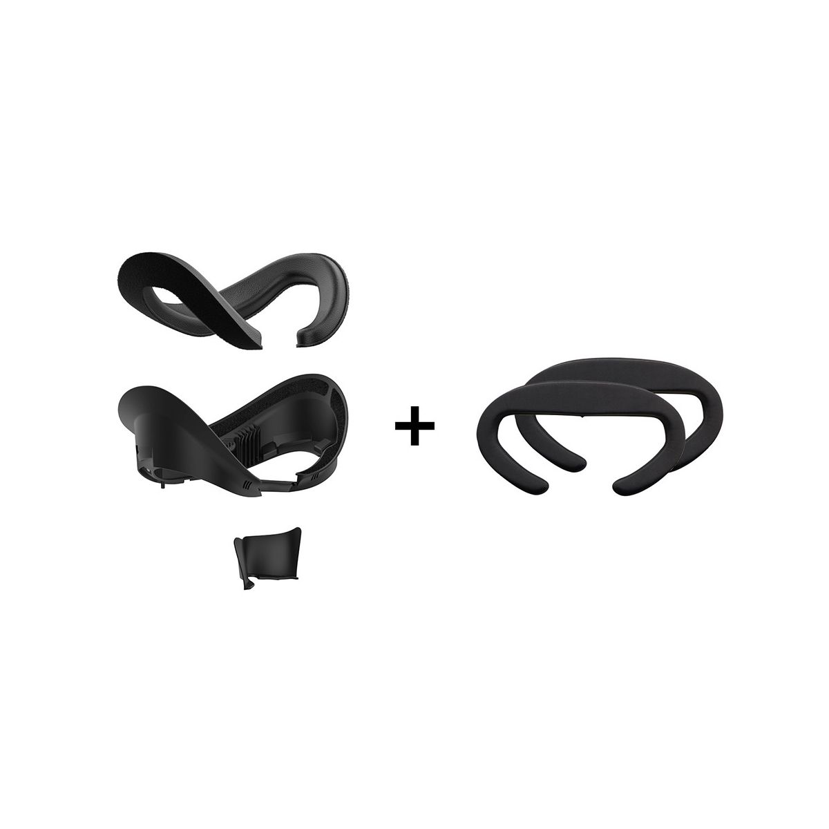 VR Leather Mask+2XSilk Cover for PICO 4 VR Head