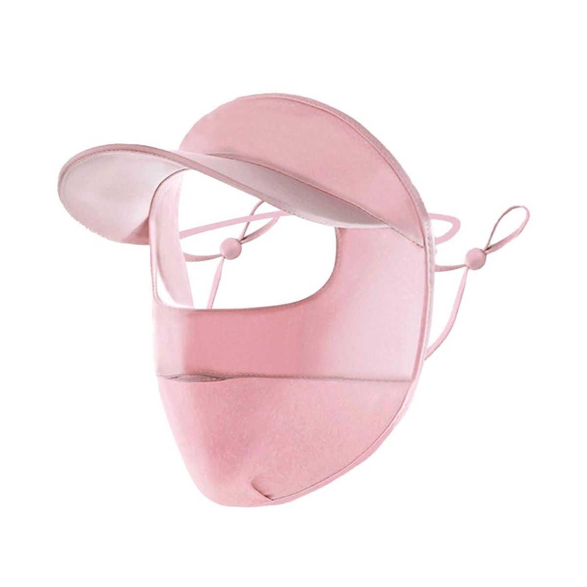 Riding Face Guard Sunscreen Face Guard Sport Cycling Hat Pink