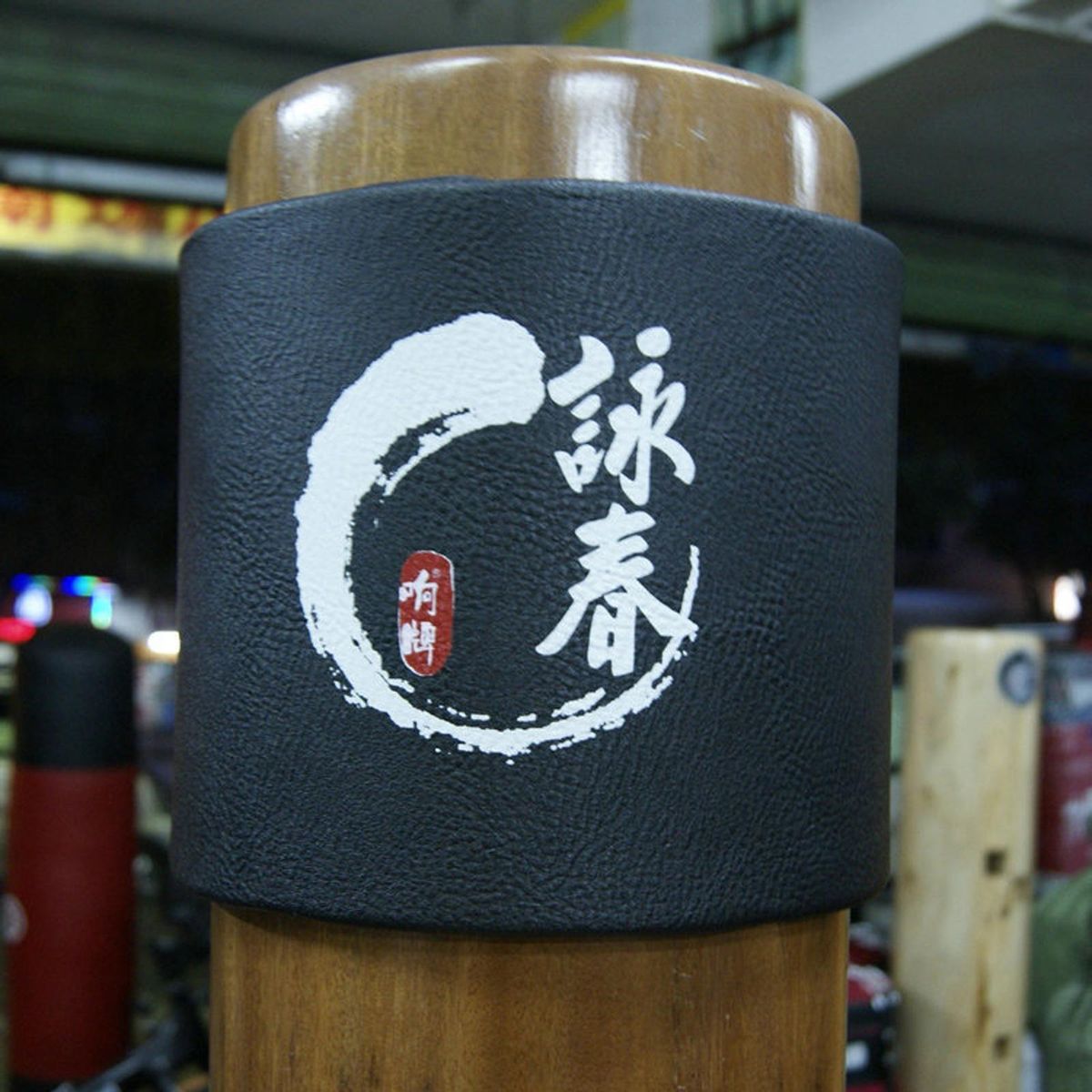 Wooden  Head Punch Pad Elastic Band Kung Fu Boxing