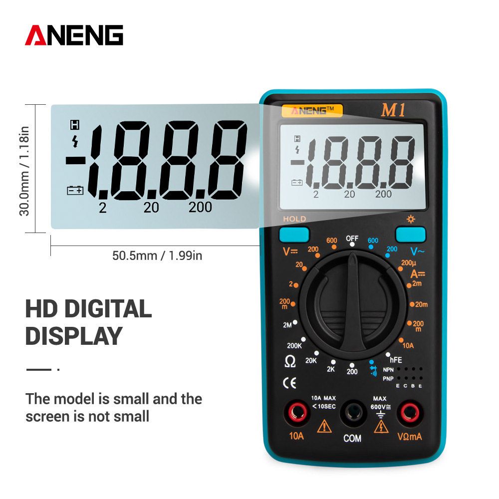 M1 Mini Smart Digital Multimeter Esr Meter Multimetro