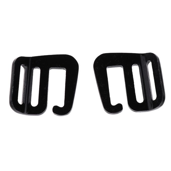 6 Pcs 1 Inch G Hook Outdoor Webbing Buckle For Strap 25mm Black