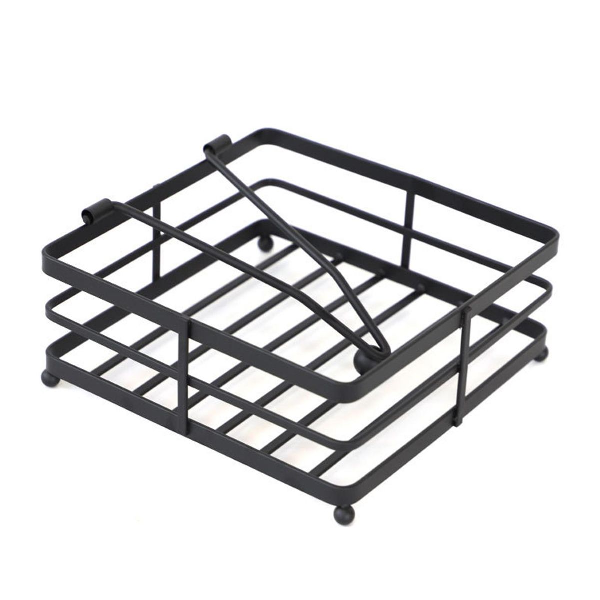 Napkin Box Burrs Free Tissue Holder Black