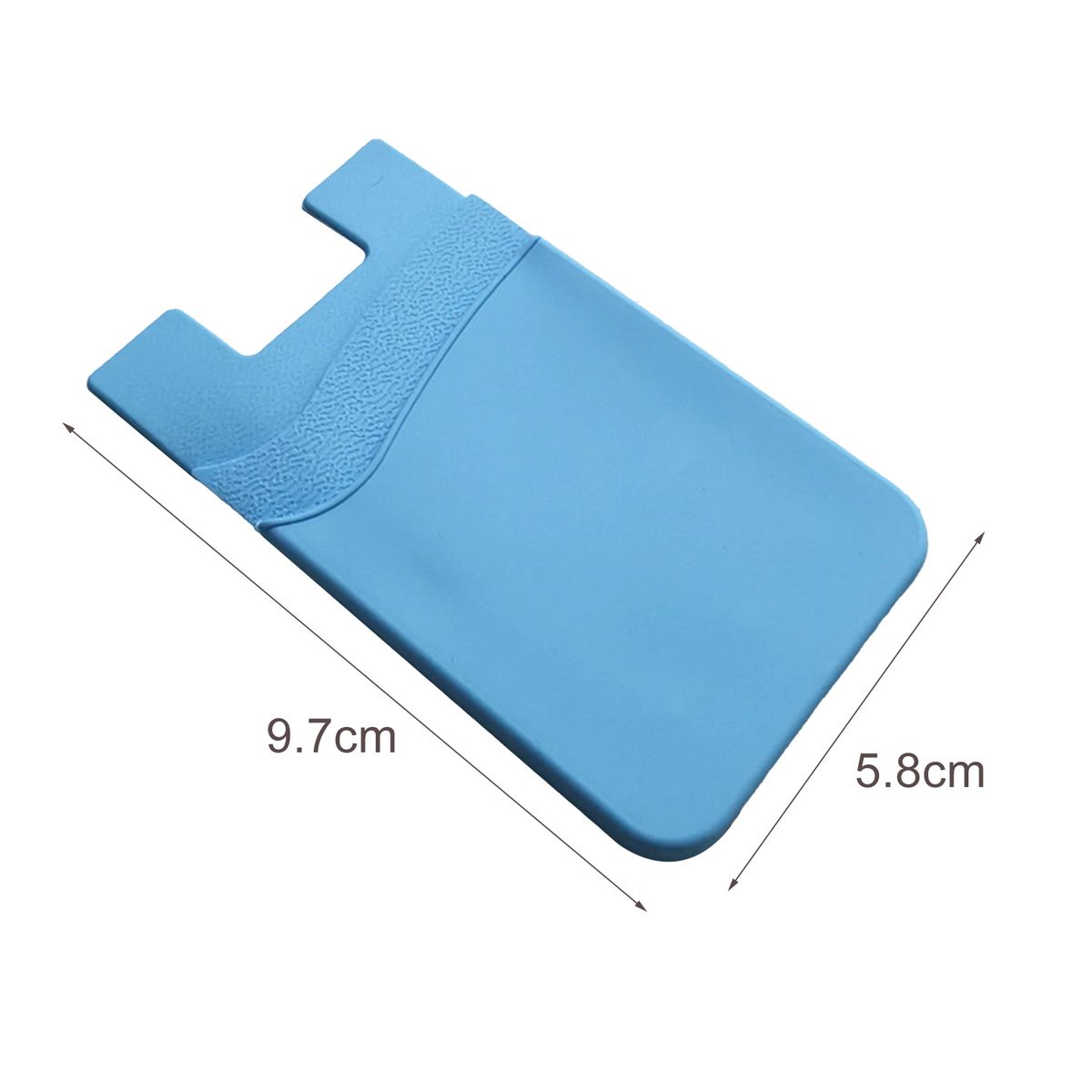 2Pcs Card Holders Double-layer Space-saving Silicone-Black