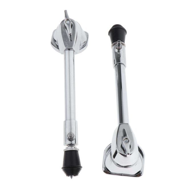 Set Of 2pcs Professional Bass Drum Spurs Legs Stand Anti Square Head