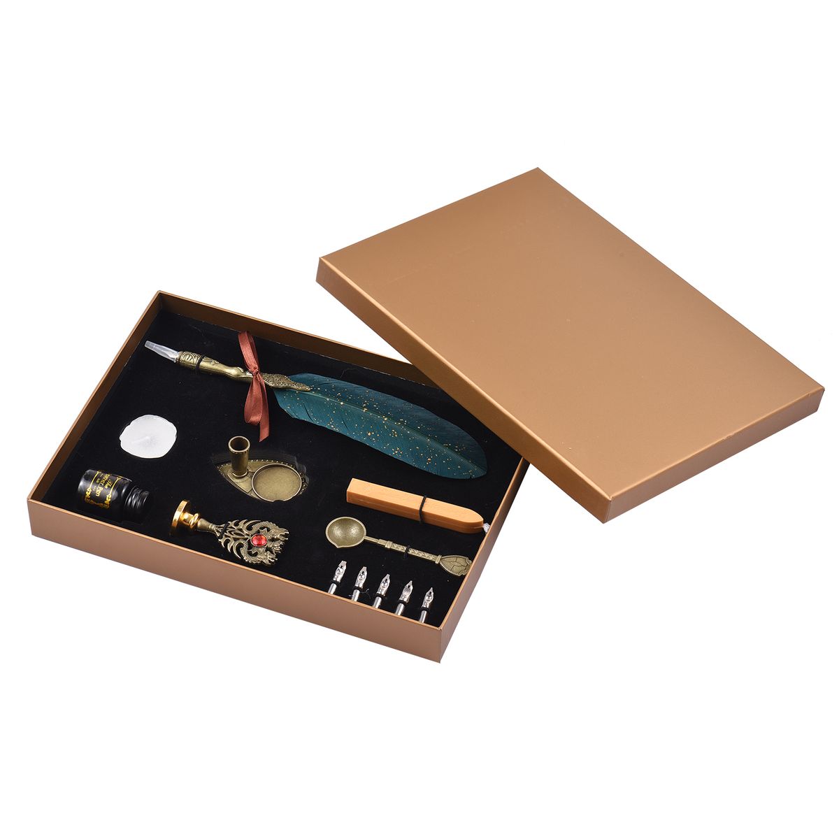 Calligraphy Pen Ink Set And Wax Seal Kit Quill Pen And Ink