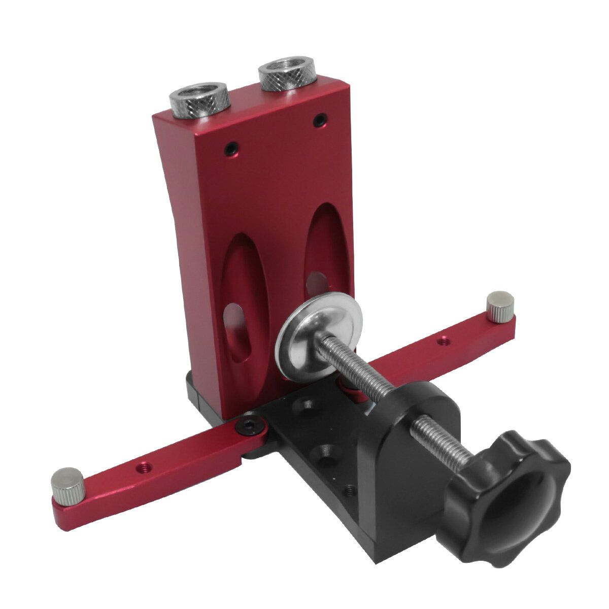 Oblique Holes Pocket Hole Jig With Clamp Woodworking Puncher