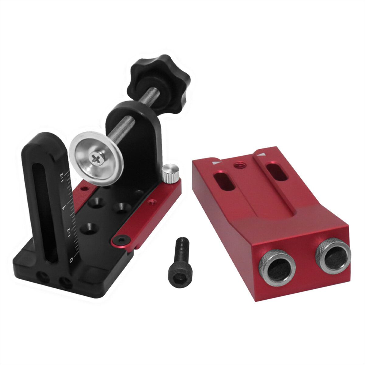 Oblique Holes Pocket Hole Jig With Clamp Woodworking Puncher