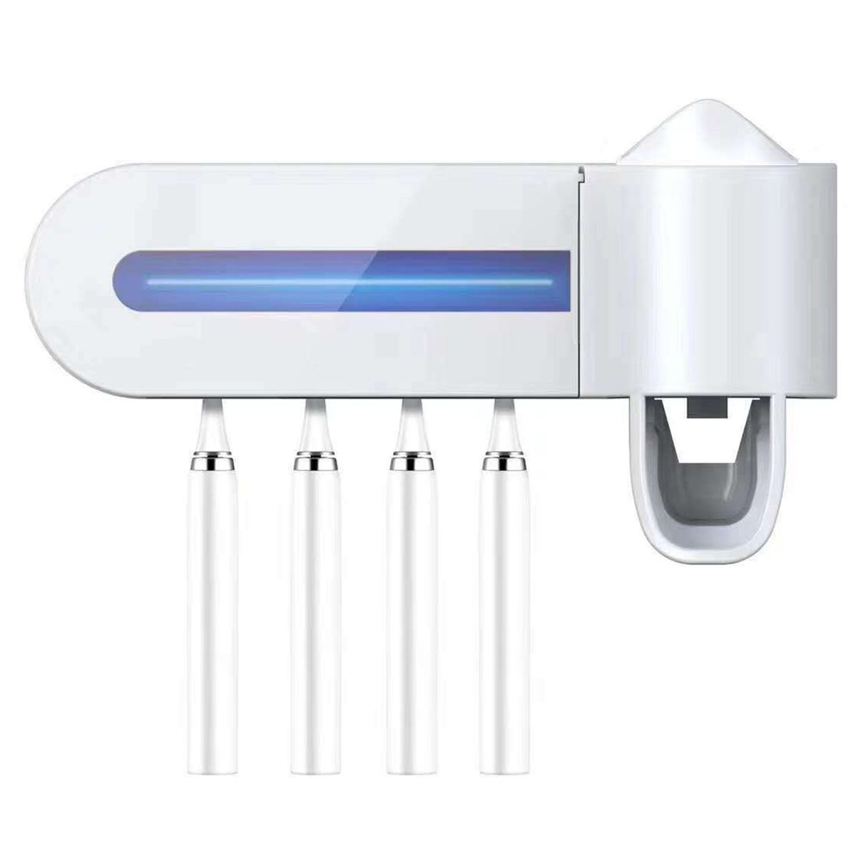 UV Toothbrush Sanitizer Nail-free Wall Mounted Bathroom