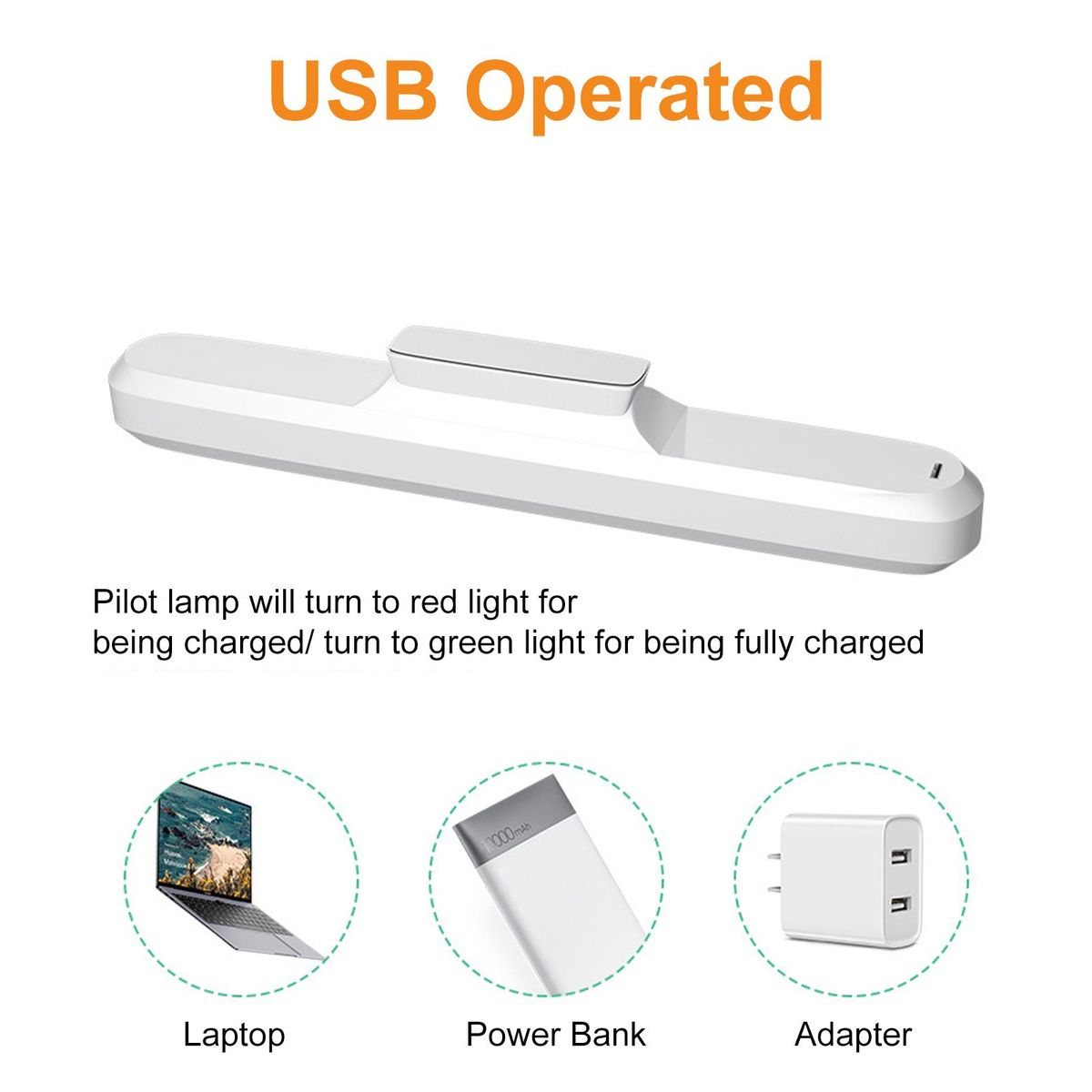 42 LEDs Cabinet Lamp Night Beside Light with Controller Sensitive Touching Control/ 3 Colors Changing/ Dimable Brightness Adjustable/ 10Mins&30Mins Timing Timer/ Adsorption Base for Bedroom/ Living Room/ Study Room/ Kids Room