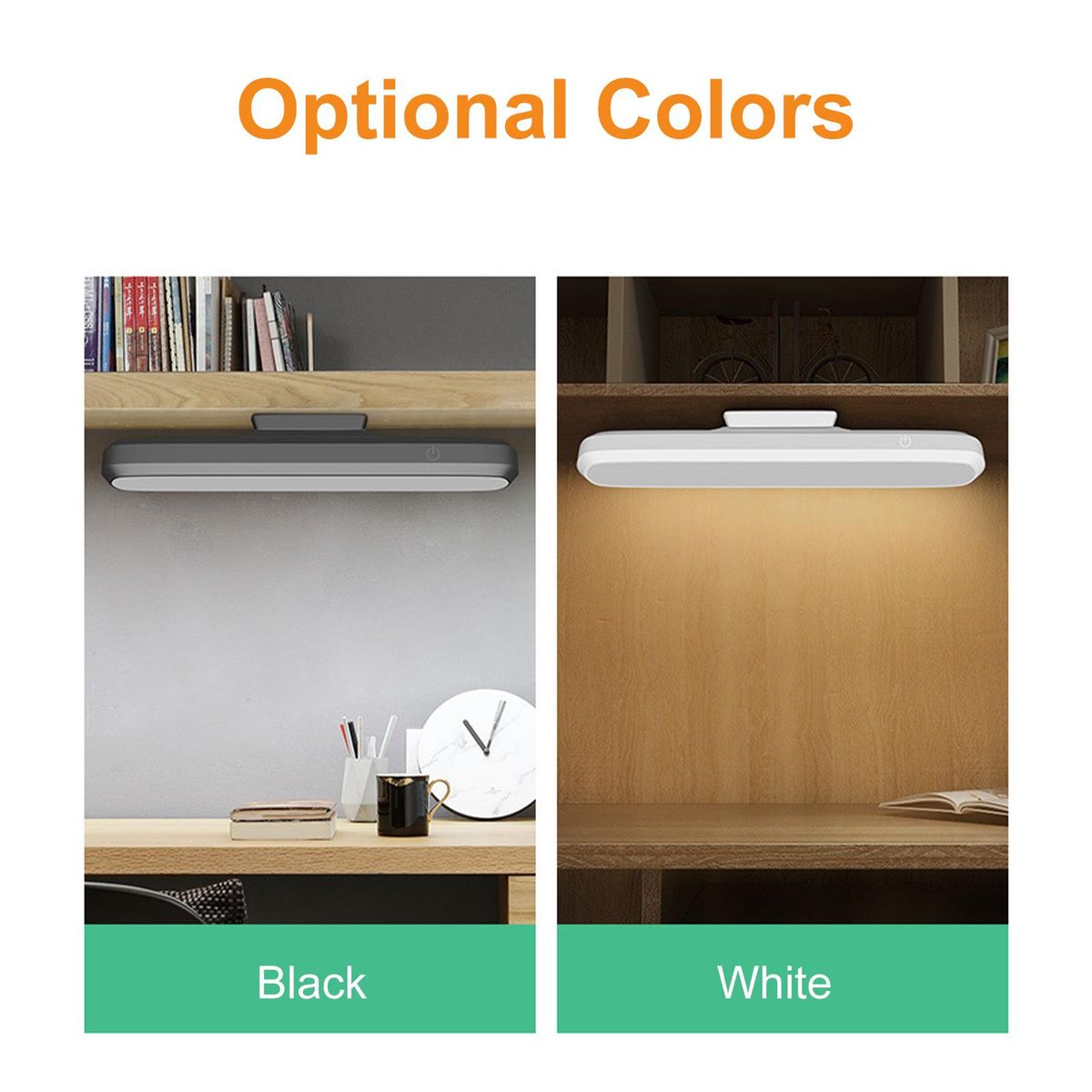 42 LEDs Cabinet Lamp Night Beside Light with Controller Sensitive Touching Control/ 3 Colors Changing/ Dimable Brightness Adjustable/ 10Mins&30Mins Timing Timer/ Adsorption Base for Bedroom/ Living Room/ Study Room/ Kids Room