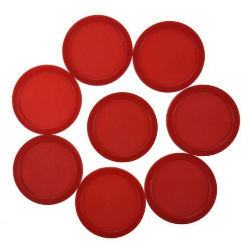 Red Air Hockey Set (8 Pcs. 63 Mm Air Hockey
