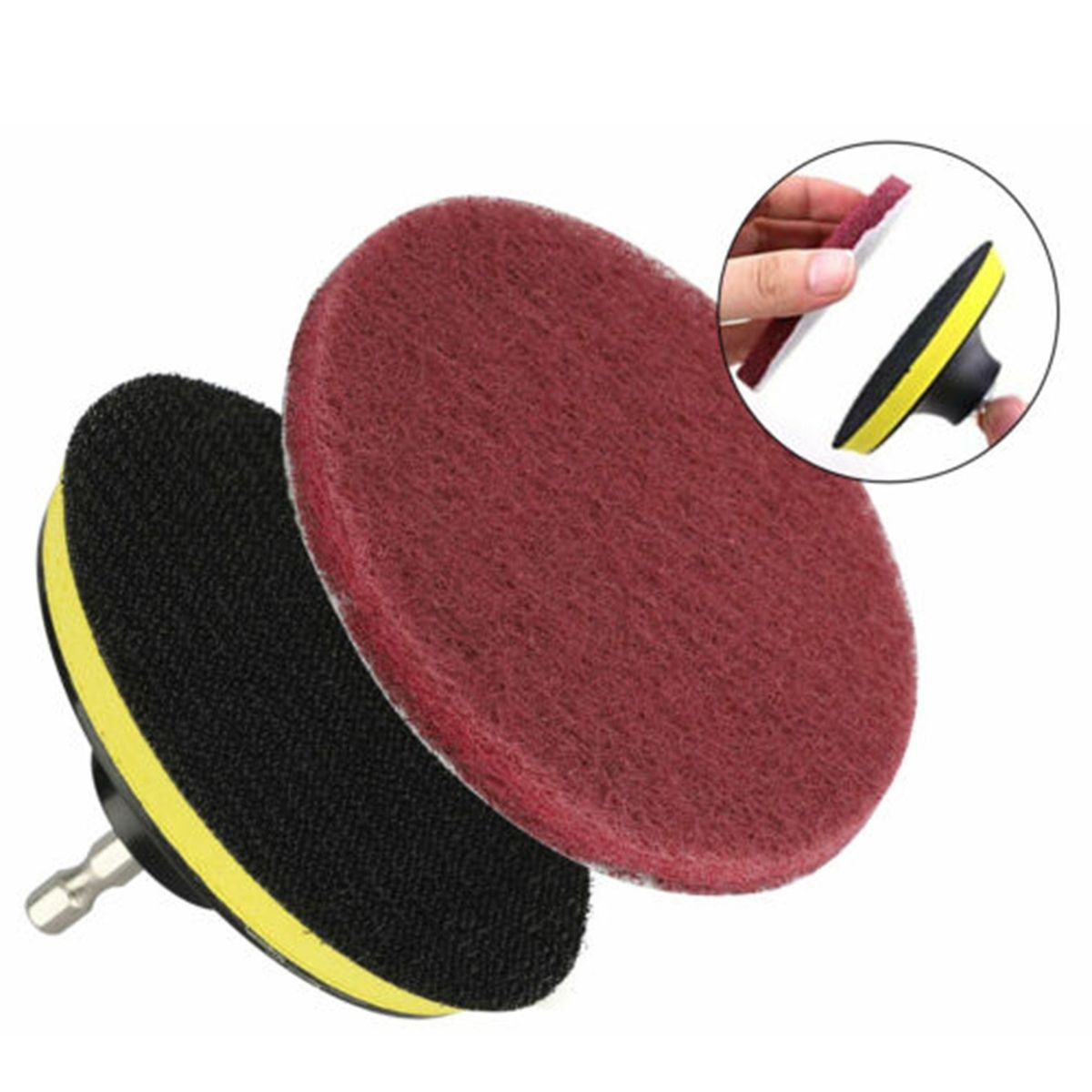 15Pcs Drill Brush Attachment Set Power Scrubber Drill Brush