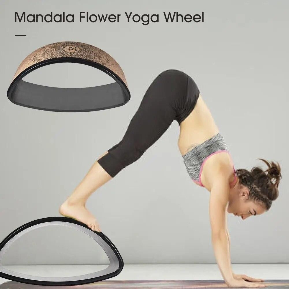 Yoga Wheel Back Training Tool Yoga Circles TPE Waist Shape Bodybuilding ABS Gym Professional Fitness Equipment