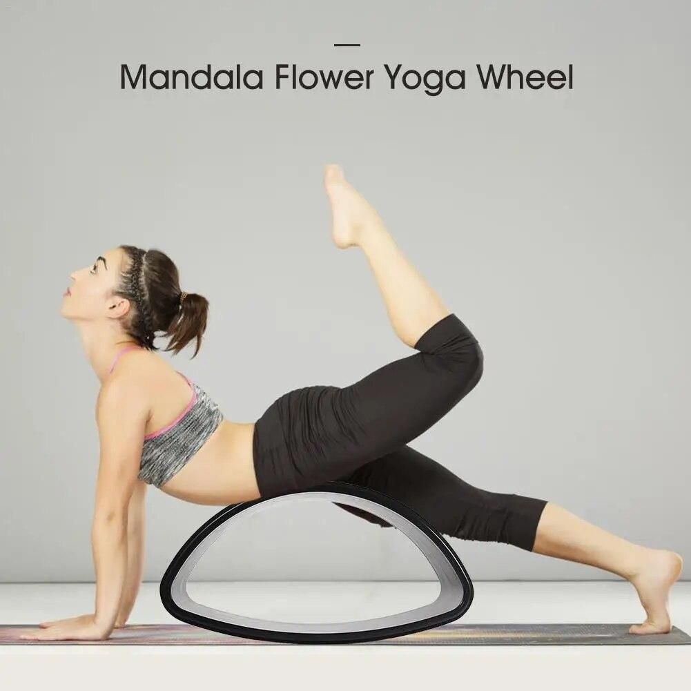 Yoga Wheel Back Training Tool Yoga Circles TPE Waist Shape Bodybuilding ABS Gym Professional Fitness Equipment