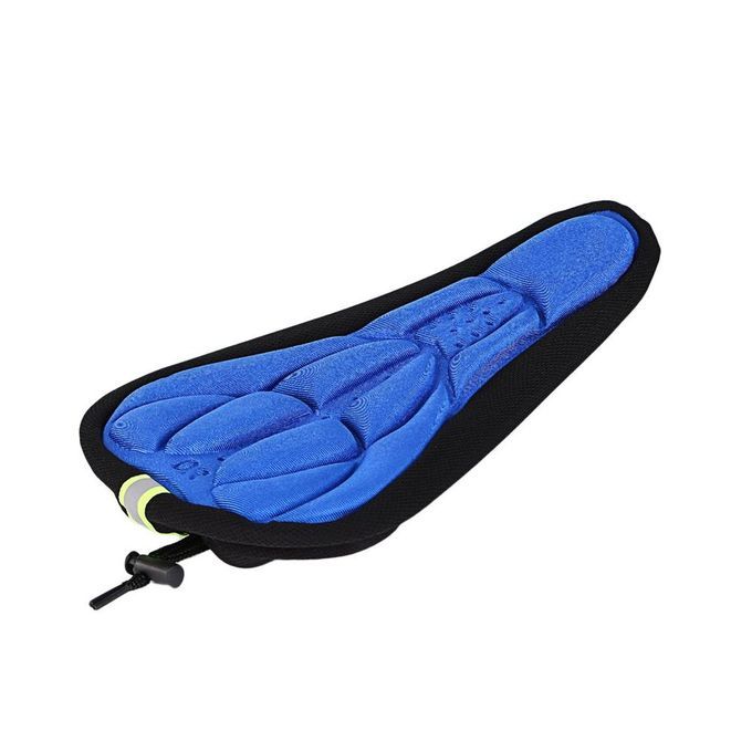 Y Ling Bi Y Le Sili One Non-slip Saddle Seat  Over  Ushion Soft Pad-blue
