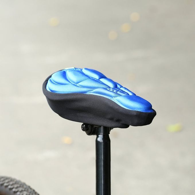 Y Ling Bi Y Le Sili One Non-slip Saddle Seat  Over  Ushion Soft Pad-blue