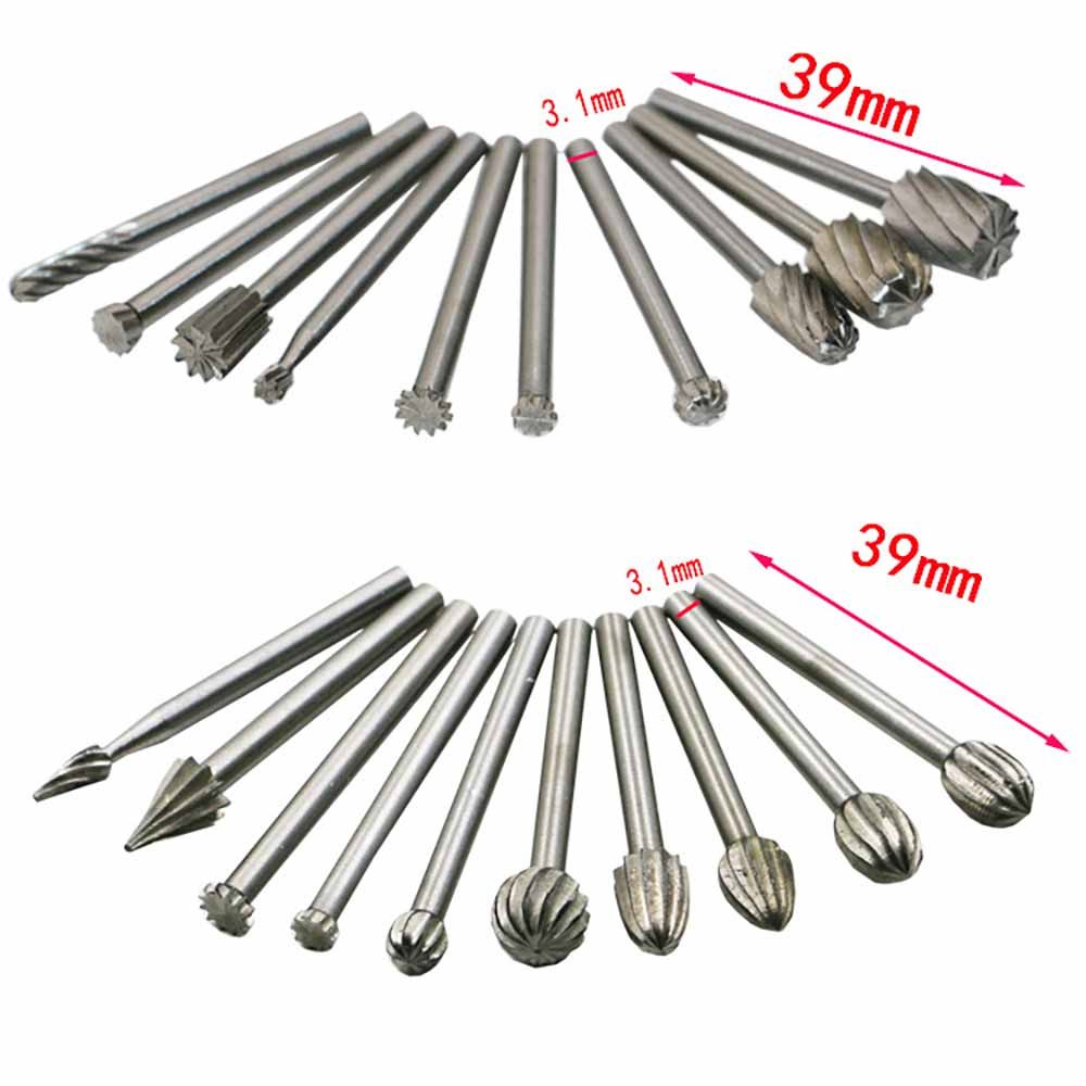 ZJCOSTOL 20PS Wood Carving Engraving Drill Bit Set White