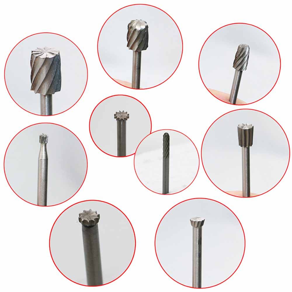 ZJCOSTOL 20PS Wood Carving Engraving Drill Bit Set White