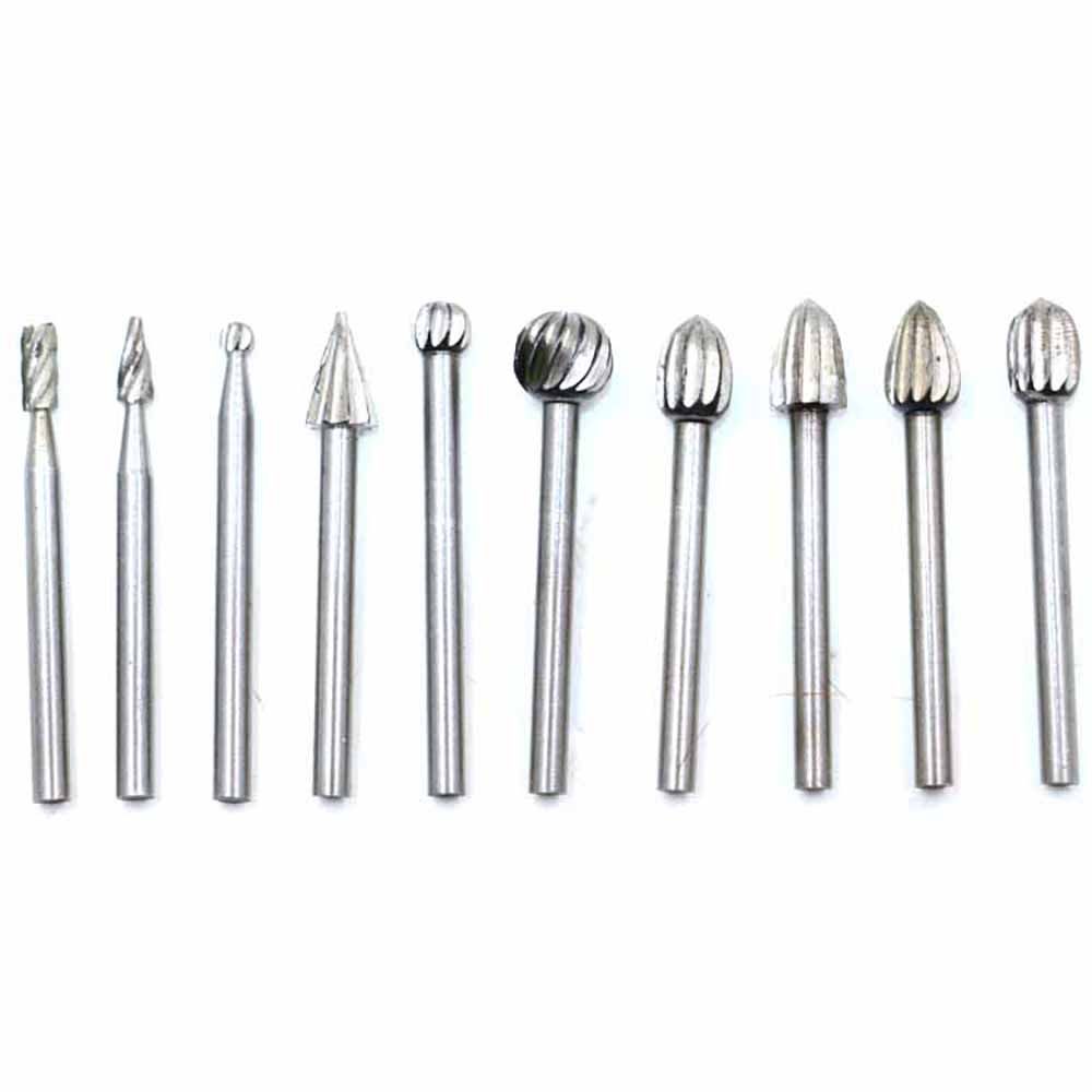 ZJCOSTOL 20PS Wood Carving Engraving Drill Bit Set White