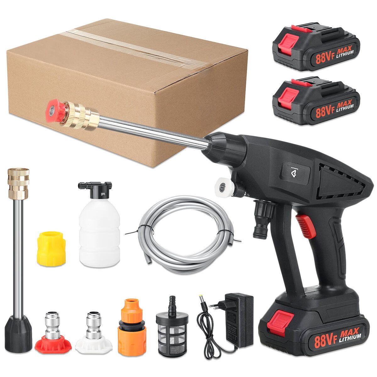 Doersupp 88VF Car High Pressure Water Sprayer Cordless Spray
