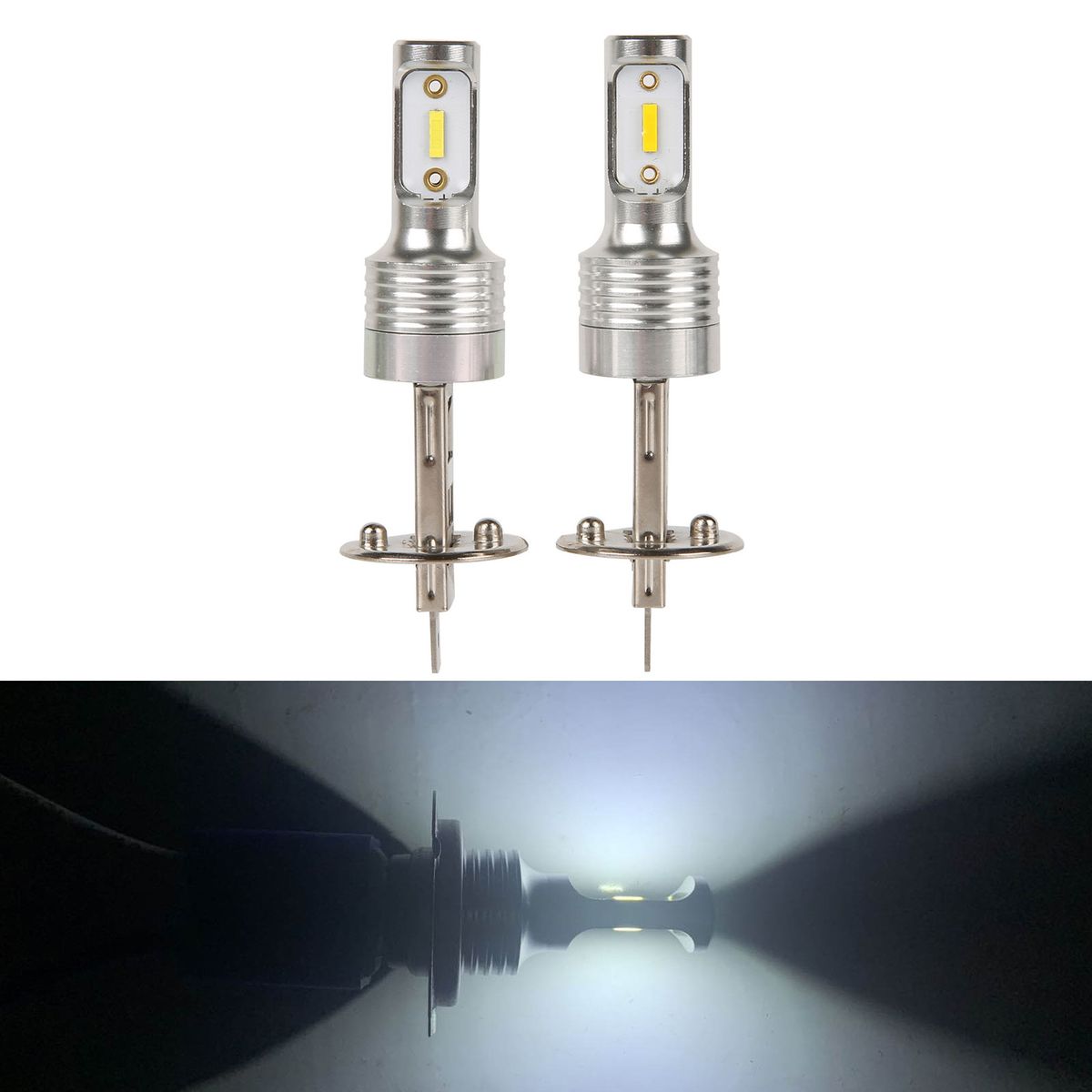 2 PCS H7 LED Fog Light Bulbs H1,H3, H4,H6,9005,H8  Car