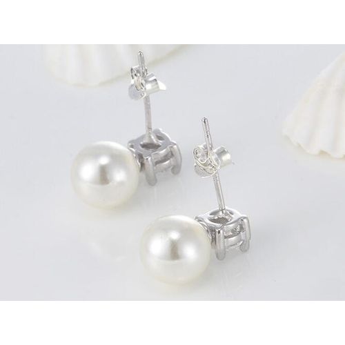Simulated Pearl Stud Earrings For Women Fashion