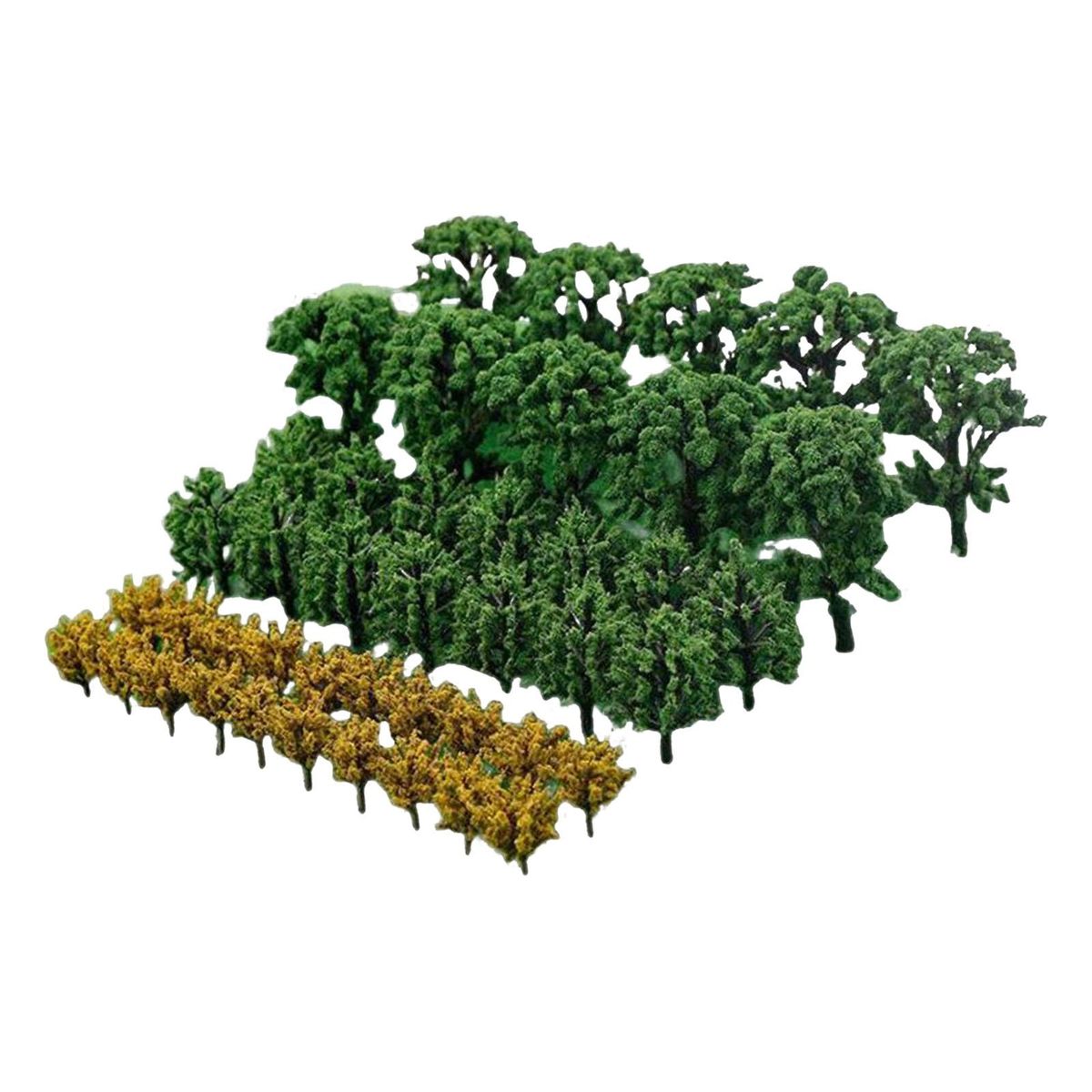 1 Bottle Miniature Leaves Resin Models Scene For Model Banyan Tree