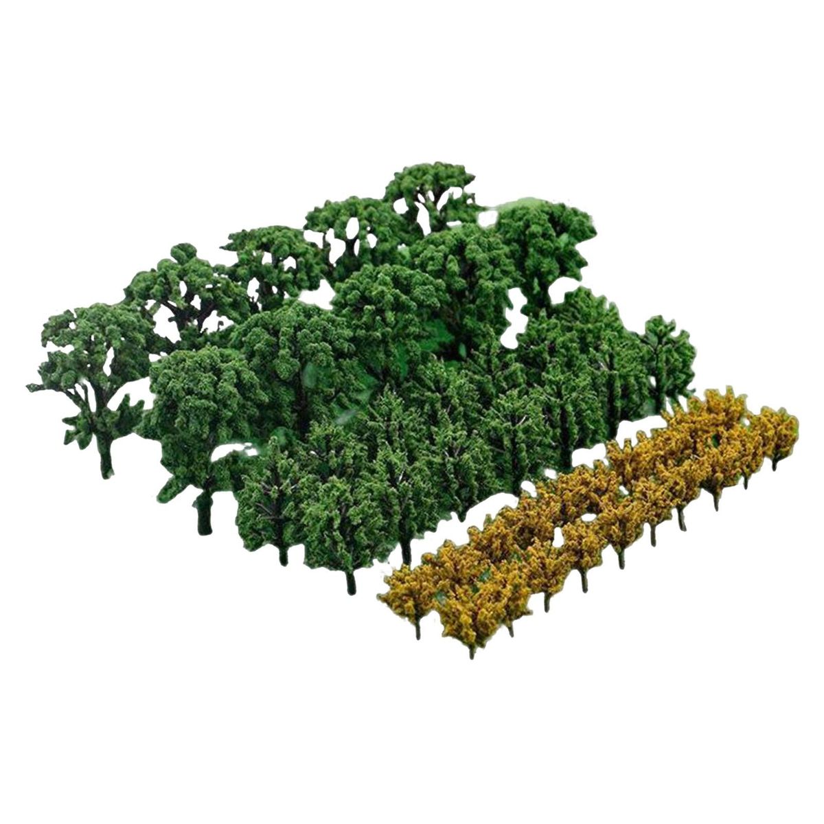 1 Bottle Miniature Leaves Resin Models Scene For Model Banyan Tree