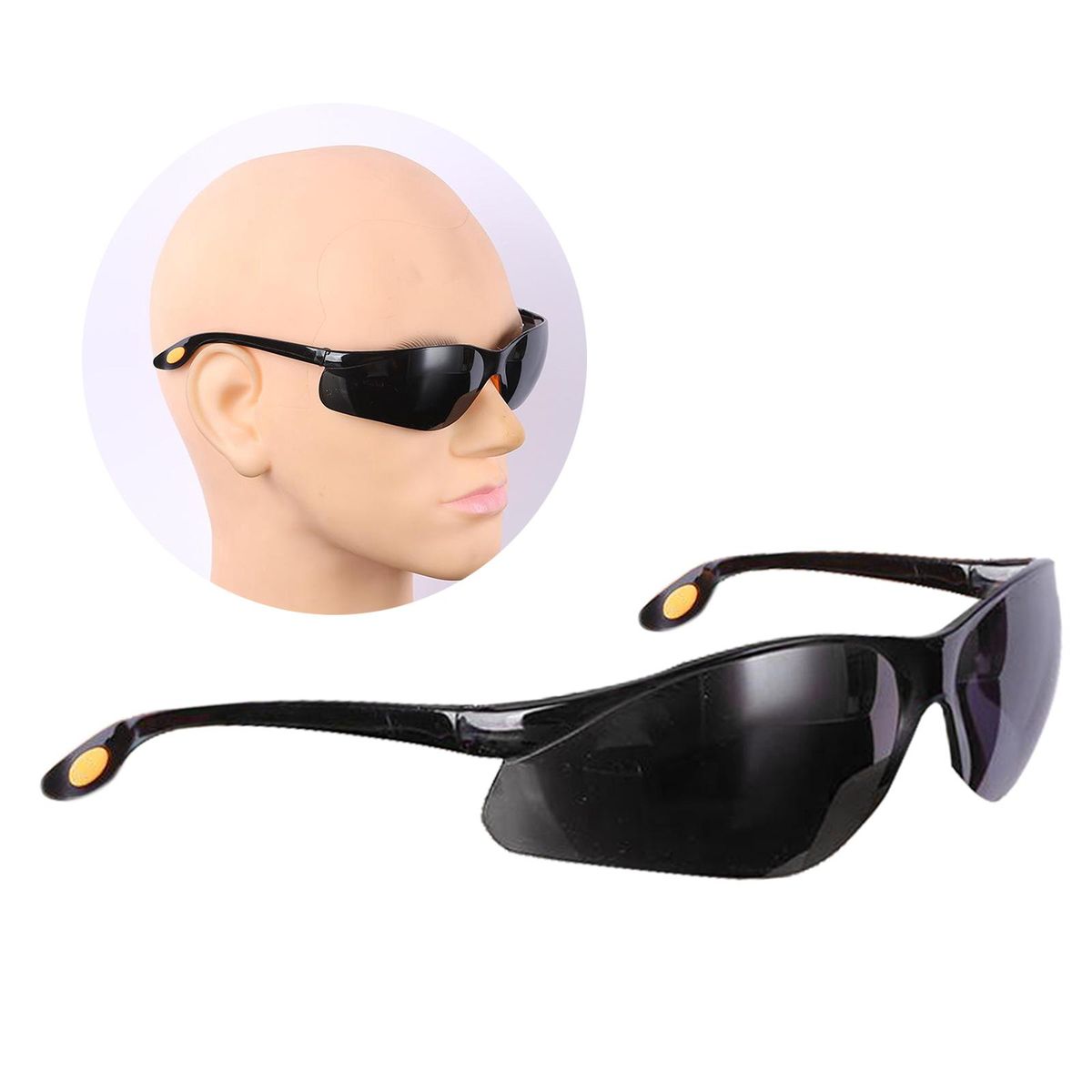 Clear Safety Glasses Work Goggles   For  Men Black