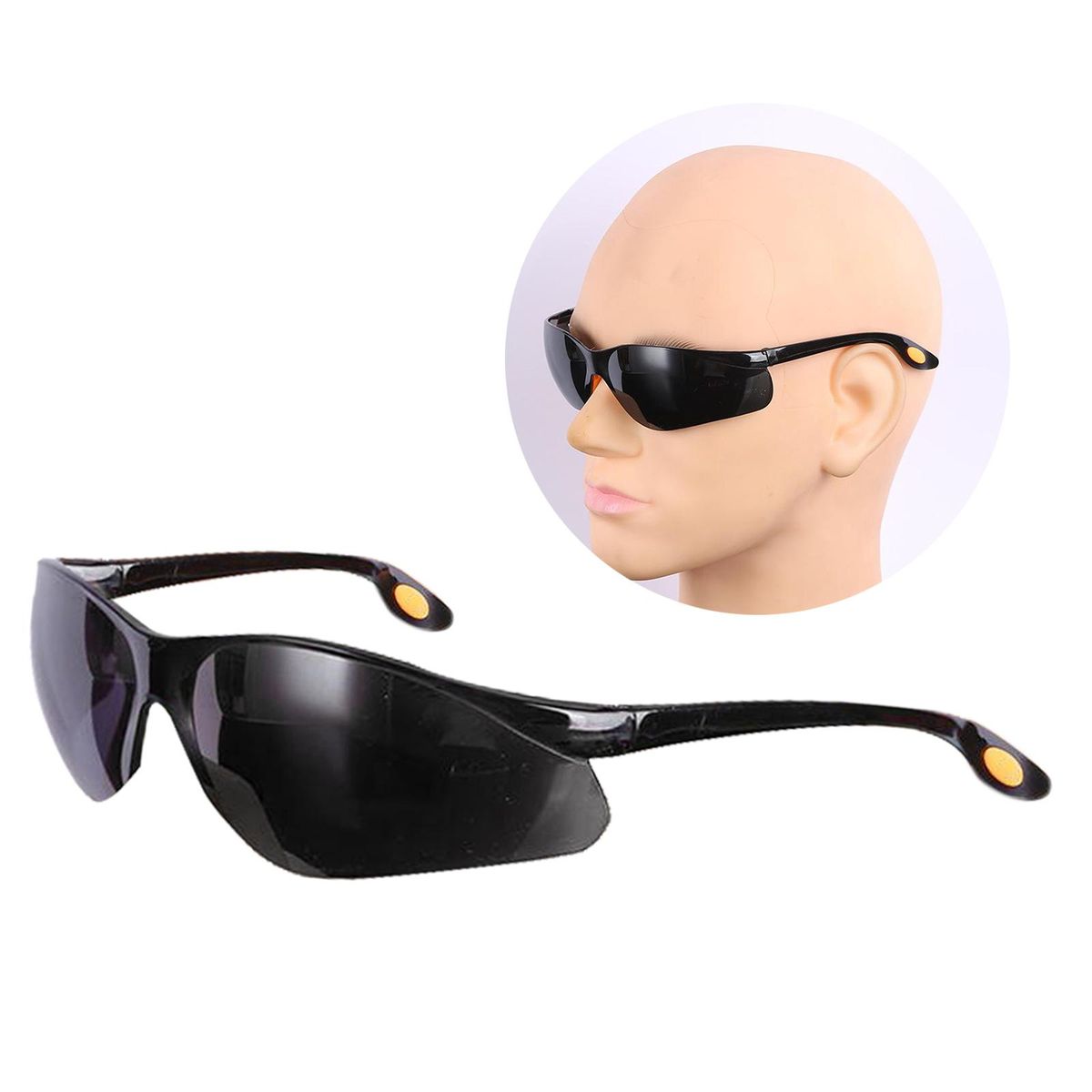 Clear Safety Glasses Work Goggles   For  Men Black